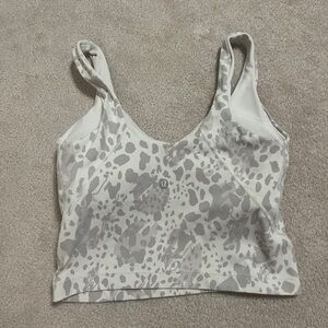 size 4 lululemon leopard print align tank